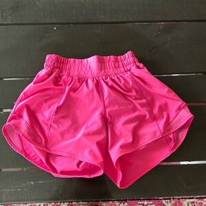 Lululemon Hotty Hot Shorts in Pink